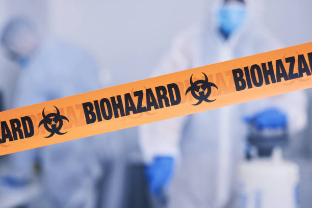 Professional Biohazard technician working in Huntington, VA